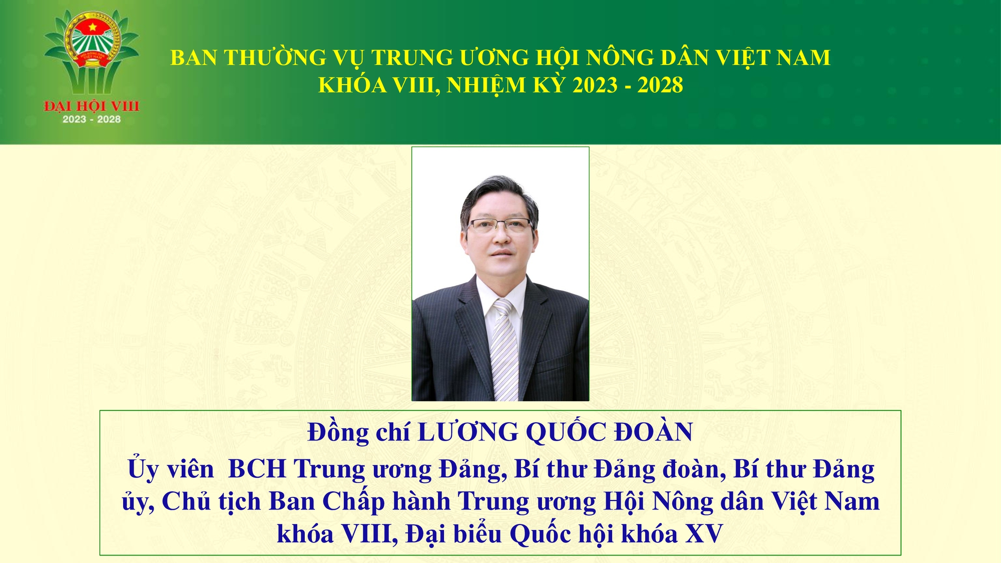 Danh sách 18 đồng chí tham gia Ban Thường vụ Trung ương Hội Nông dân Việt Nam - Ảnh 2.