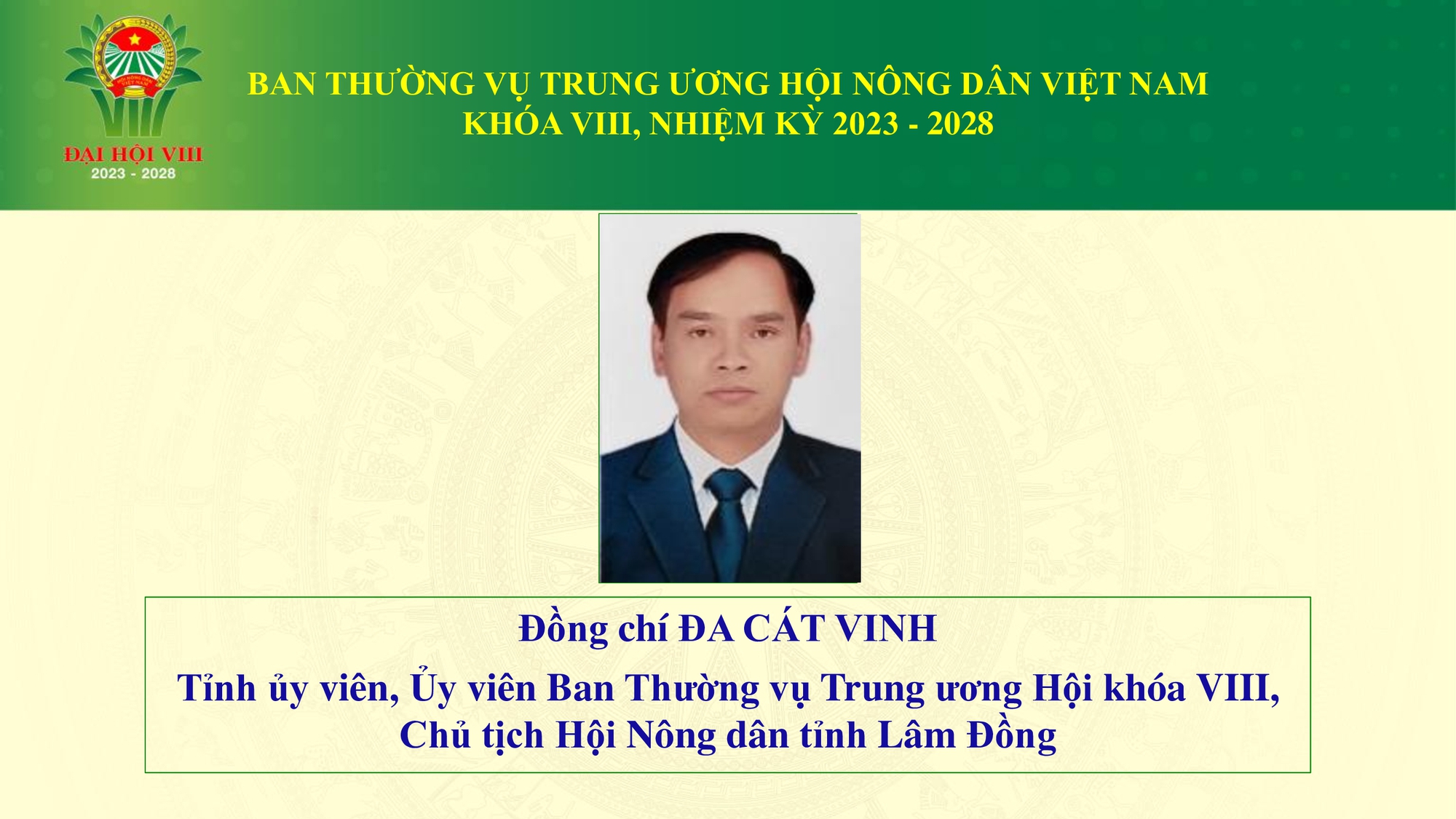 Danh sách 18 đồng chí tham gia Ban Thường vụ Trung ương Hội Nông dân Việt Nam - Ảnh 17.
