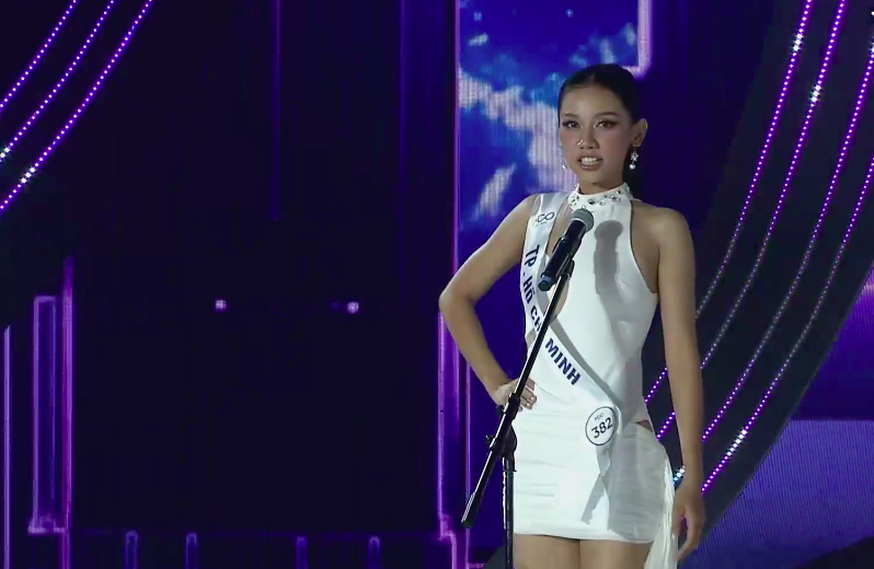 Bán kết Hoa hậu Hoàn vũ Việt Nam 2023: Top 38 thí sinh hô tên, Trương Thanh Diễm gây chú ý - Ảnh 1.