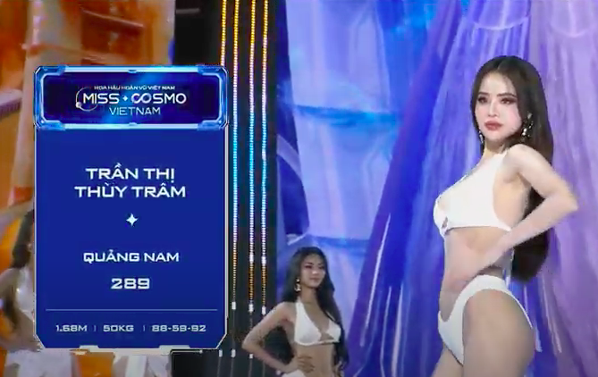 Bán kết Hoa hậu Hoàn vũ Việt Nam 2023: Top 38 trình diễn bikini gợi cảm - Ảnh 6.