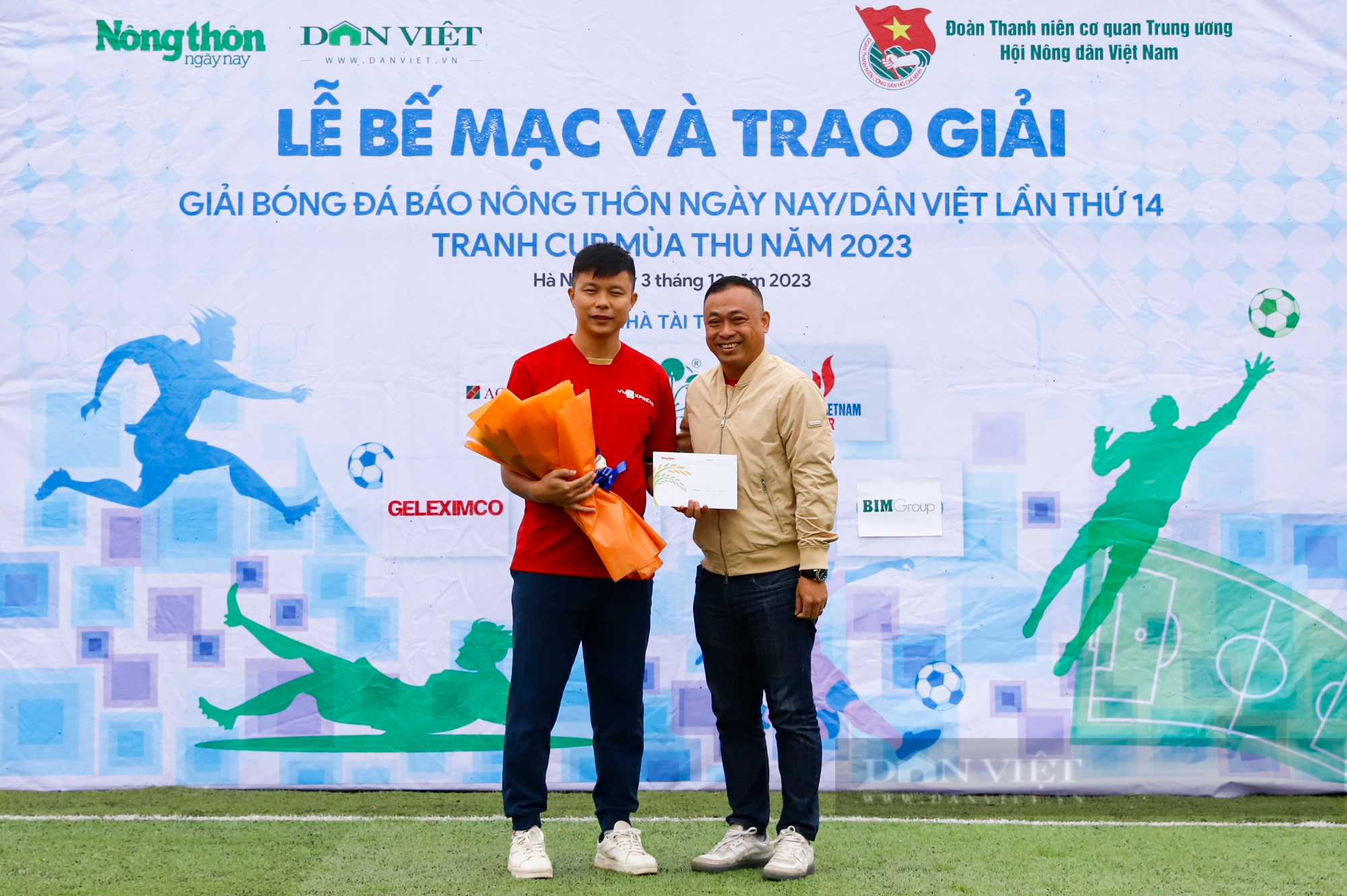 Hình ảnh Lễ bế mạc Giải bóng đá Báo Nông thôn Ngày nay/Dân Việt năm 2023 - Ảnh 5.