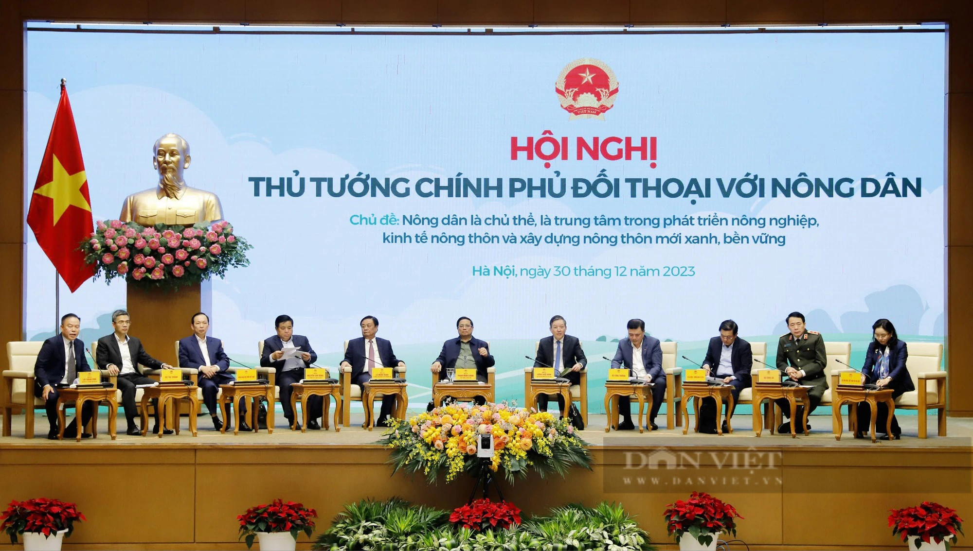 Công ty Cổ phần thực phẩm xanh Thành Đồng dự Hội nghị Thủ tướng đối thoại với nông dân - Ảnh 1.