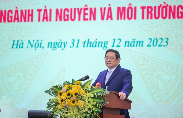 Thủ tướng Chính phủ Phạm Minh Chính dự tổng kết ngành tài nguyên- môi trường 2023 và lưu ý 6 vấn đề trọng tâm - Ảnh 4.