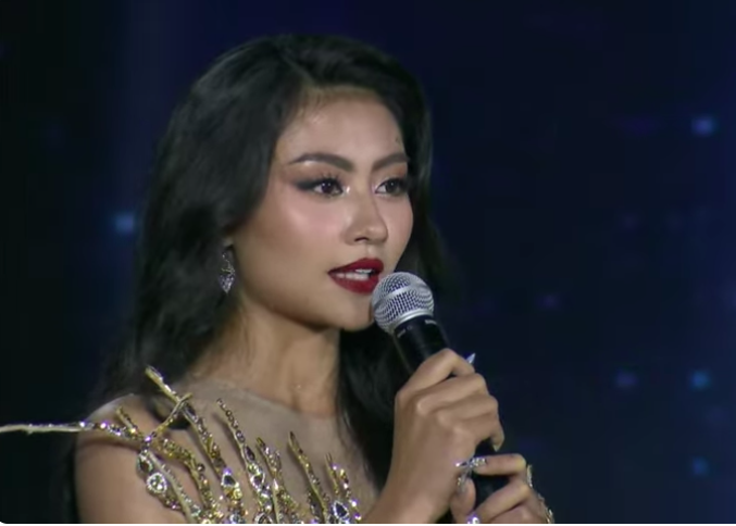 Chung kết Hoa hậu Hoàn vũ Việt Nam 2023: Hoàng Thị Nhung lọt Top 2, Ngô Bảo Ngọc gây tiếc nuối - Ảnh 11.