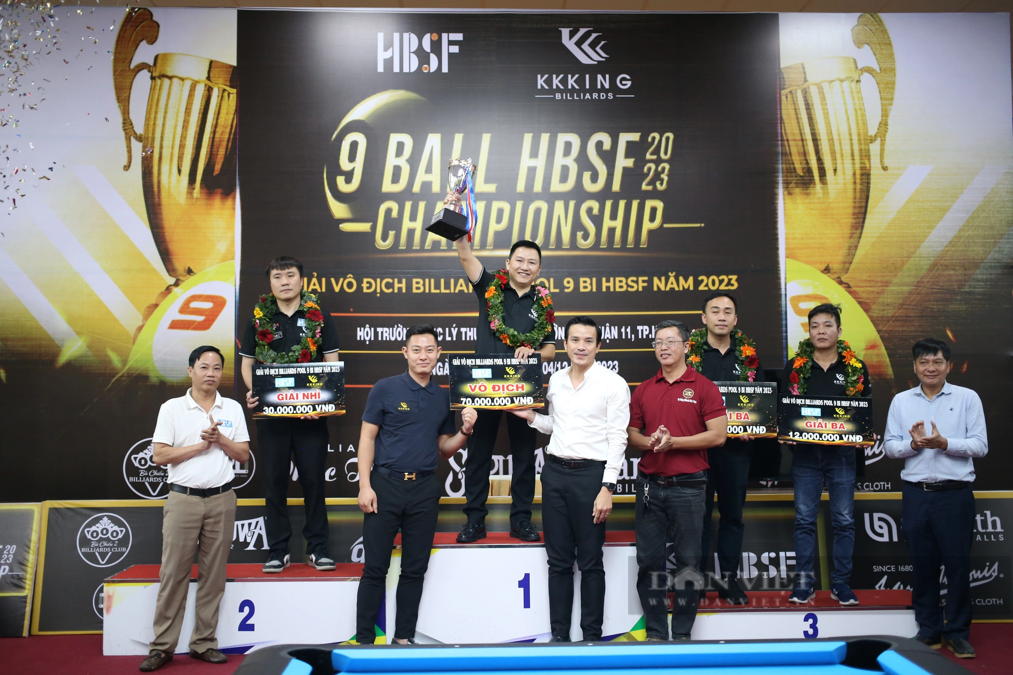 Nhà vô địch SEA Games Nguyễn Phúc Long lên ngôi tại Giải Billiards Pool 9 bi HBSF - Ảnh 2.