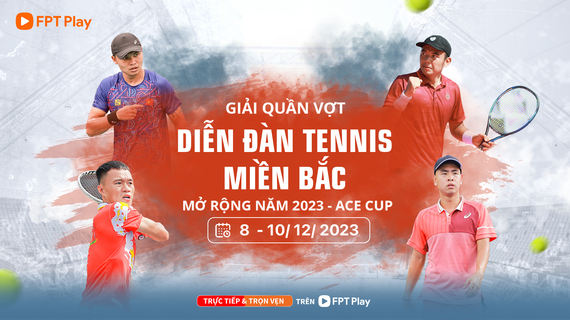 Giải quần vợt Diễn đàn Tennis miền Bắc mở rộng thu hút vận động viên kỷ lục  - Ảnh 1.