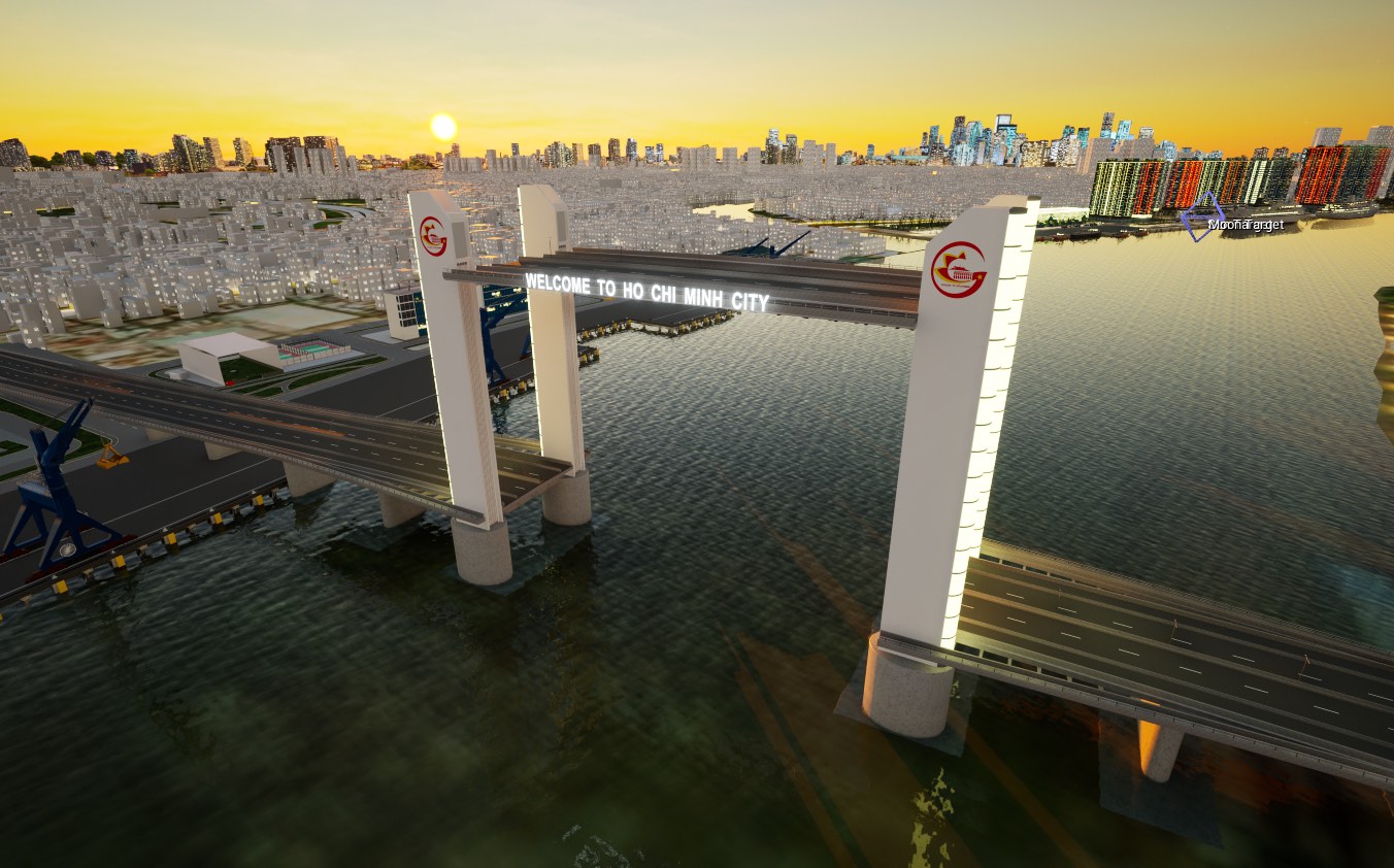 Cầu Thủ Thiêm 4 có tổng mức đầu tư 6.000 tỷ đồng có hai tĩnh không thông thuyền - Ảnh 3.