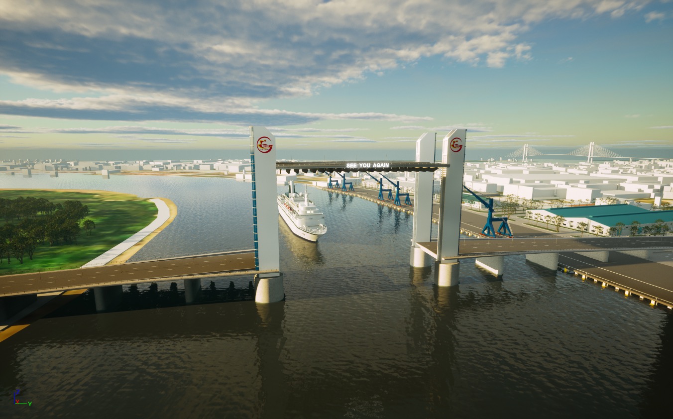 Cầu Thủ Thiêm 4 có tổng mức đầu tư 6.000 tỷ đồng có hai tĩnh không thông thuyền - Ảnh 2.