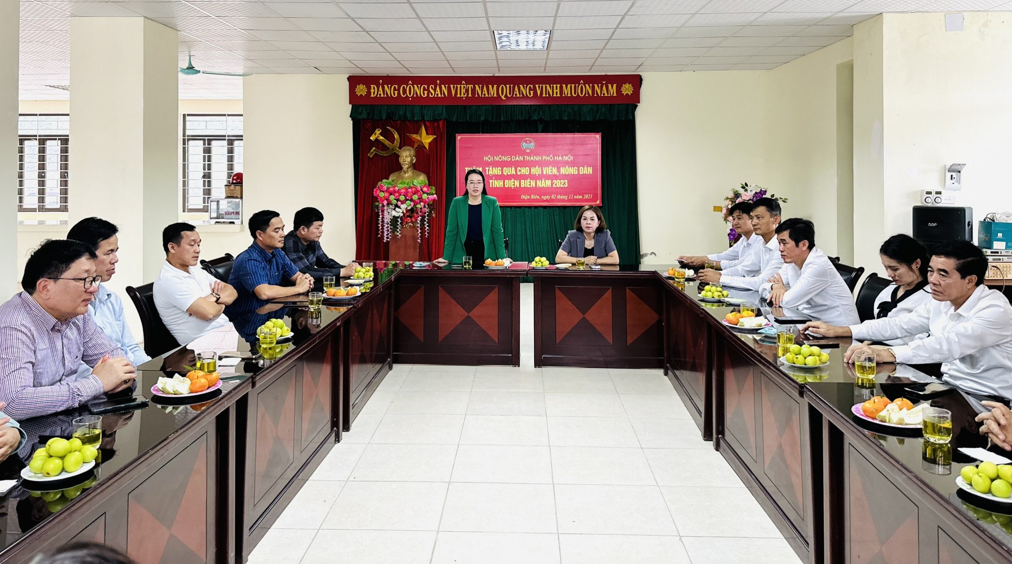 Hội Nông dân TP Hà Nội tổ chức đoàn cán bộ đi học tập, trao đổi kinh nghiệm tại Điện Biên, Lai Châu - Ảnh 4.