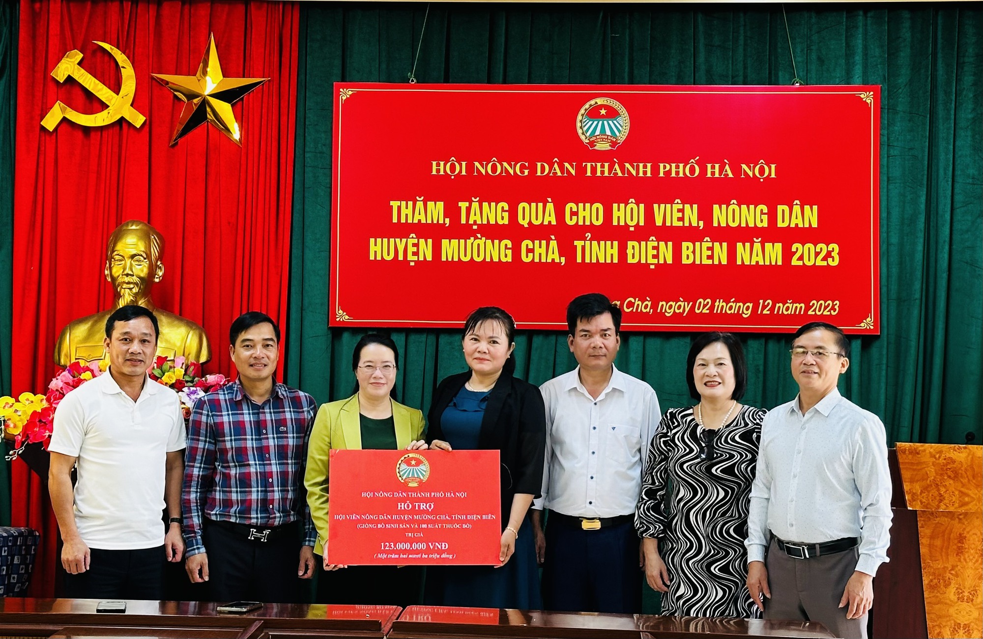 Hội Nông dân TP Hà Nội tổ chức đoàn cán bộ đi học tập, trao đổi kinh nghiệm tại Điện Biên, Lai Châu - Ảnh 5.