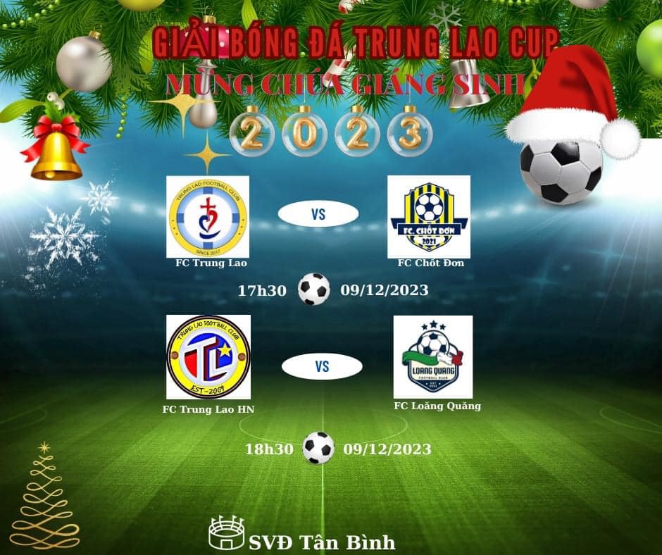 Trung Lao quê mẹ: Lần đầu tiên có giải bóng đá &quot;Mừng Chúa Giáng Sinh NOEL CUP 2023&quot; - Ảnh 1.