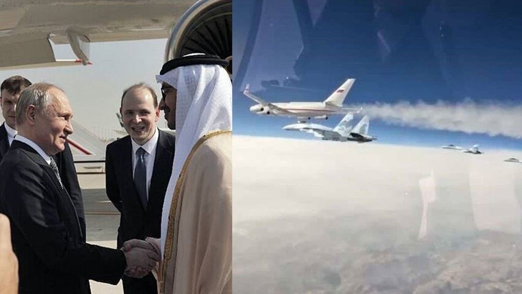 Bốn tiêm kích Su-35 hộ tống chuyên cơ Tổng thống Nga Putin tới UAE mang ý nghĩa gì? - Ảnh 1.