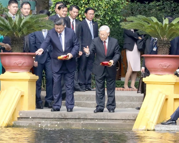 Ấn tượng những lần Chủ tịch Trung Quốc Tập Cận Bình thăm Việt Nam - Ảnh 3.