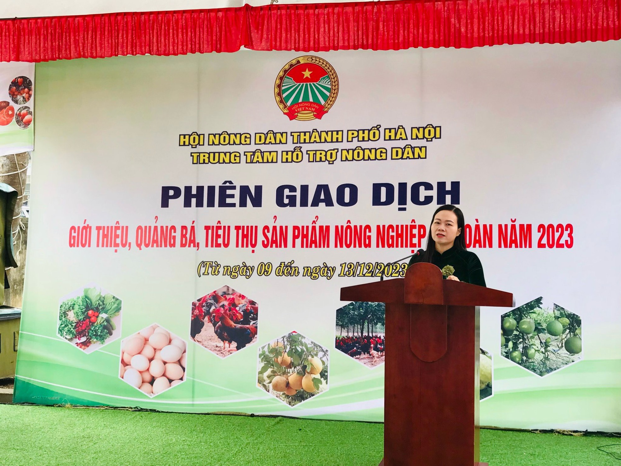 Hội Nông dân Hà Nội tổ chức phiên giao dịch giới thiệu, quảng bá, tiêu thụ nông sản năm 2023 tại Ba Vì - Ảnh 2.