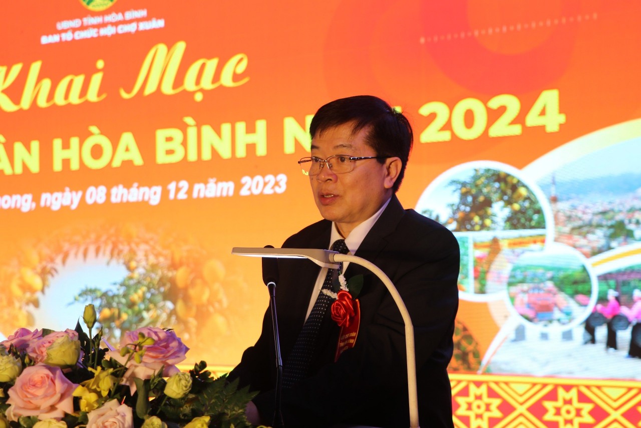 Khai mạc hội chợ Xuân Hòa Bình năm 2023 - Ảnh 1.