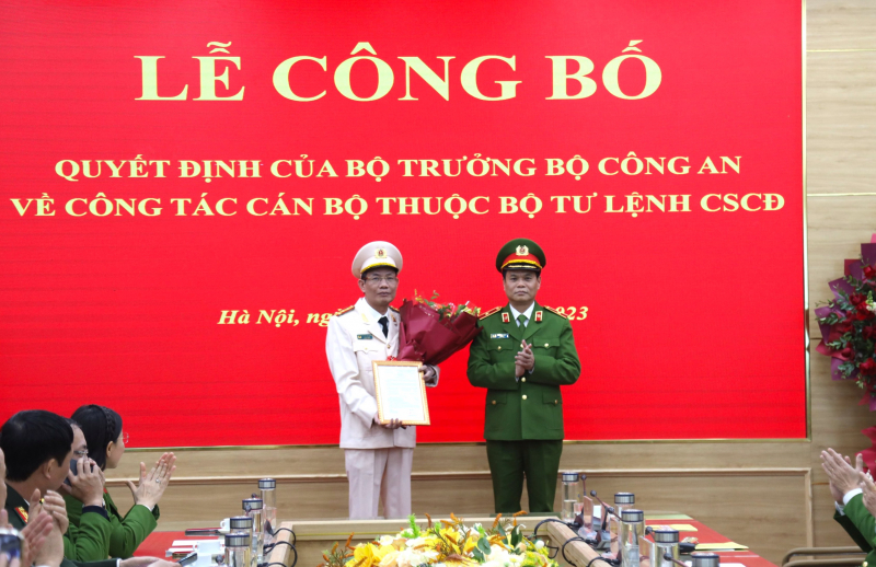 Phó Giám đốc Công an tỉnh Nam Định làm Phó Tư lệnh CSCĐ, Bộ Công an - Ảnh 1.