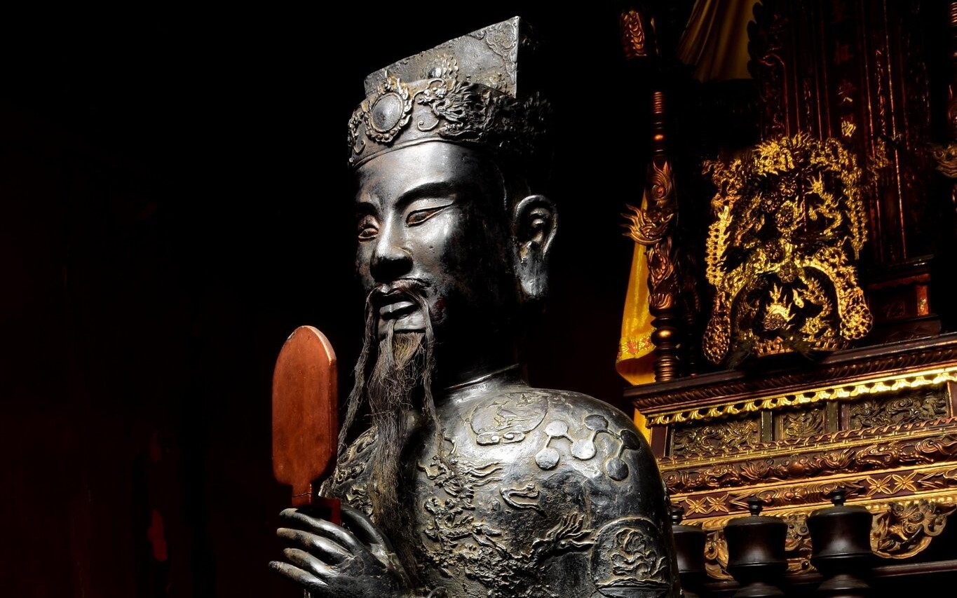 Pho tượng An Dương Vương tại Cổ Loa được công nhận là bảo vật Quốc gia