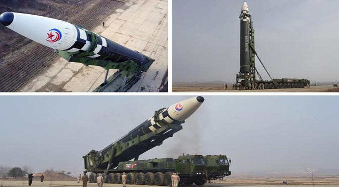 &quot;Tên lửa quái vật&quot; Hwasong-17 xuất hiện tại lễ duyệt binh trong đêm của Triều Tiên - Ảnh 26.
