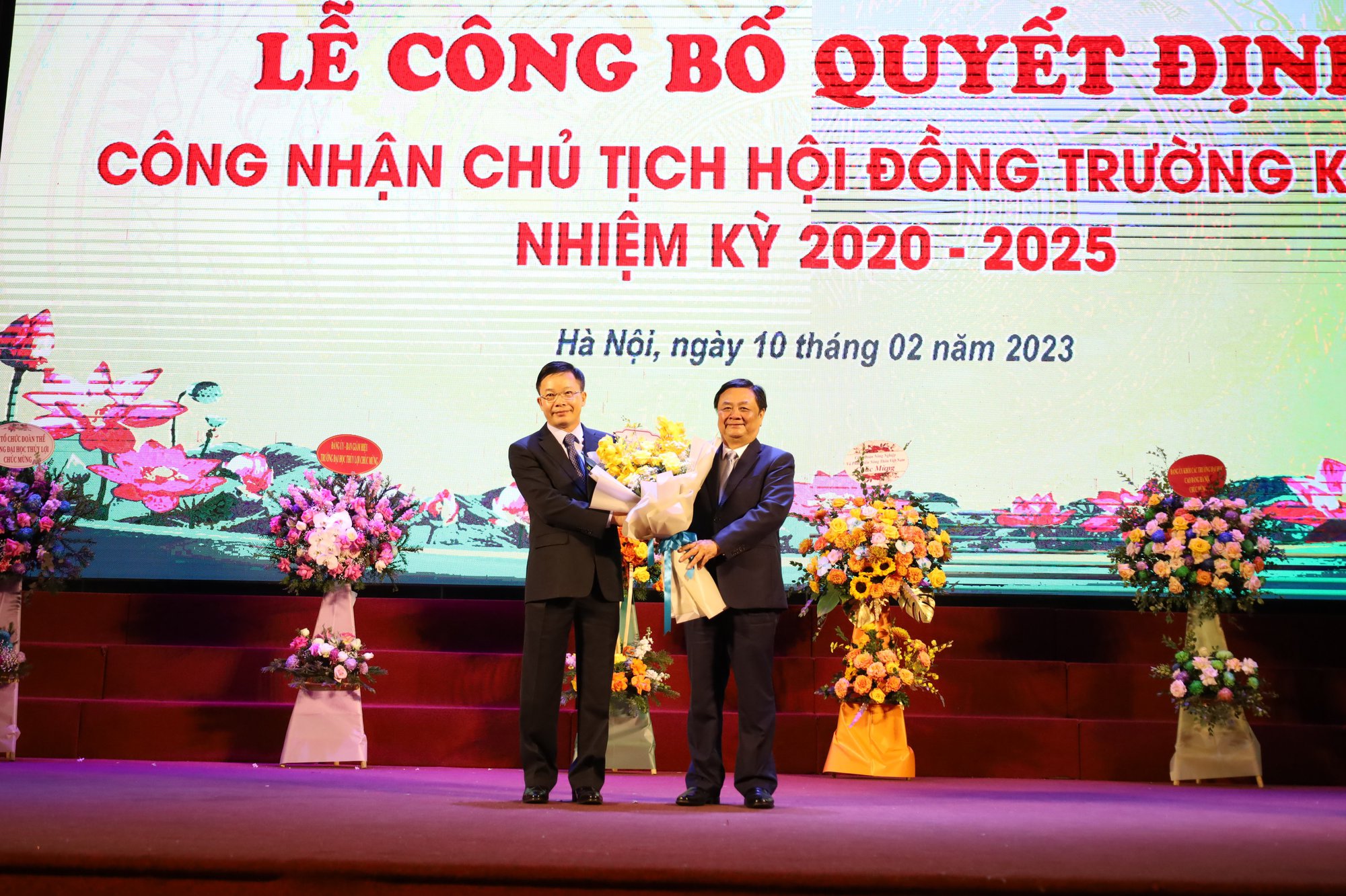 PGS Nguyễn Hữu Huế được bổ nhiệm làm Chủ tịch Hội đồng Trường Đại học Thủy lợi khoá IV, nhiệm kỳ 2020-2025 - Ảnh 4.