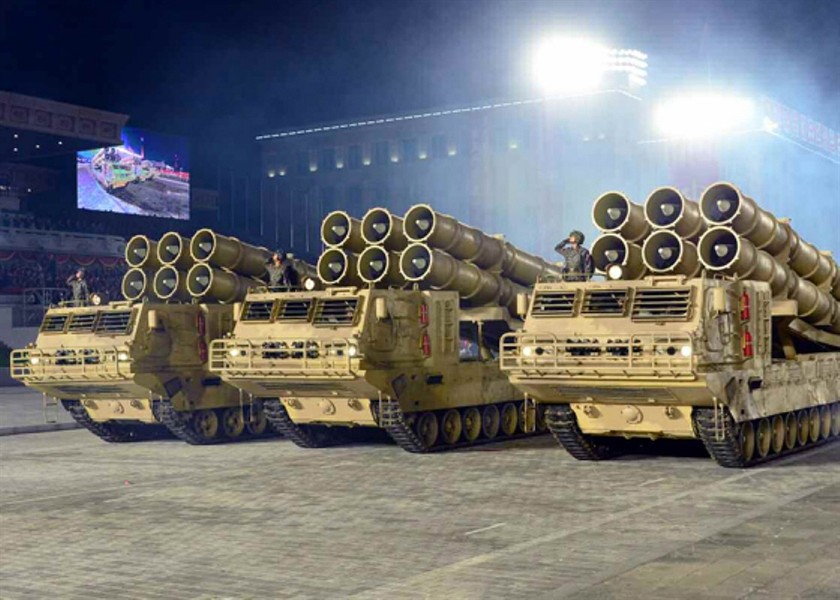 Quân đội Triều Tiên nhận hàng loạt pháo phản lực lớn nhất thế giới KN-25 - Ảnh 8.