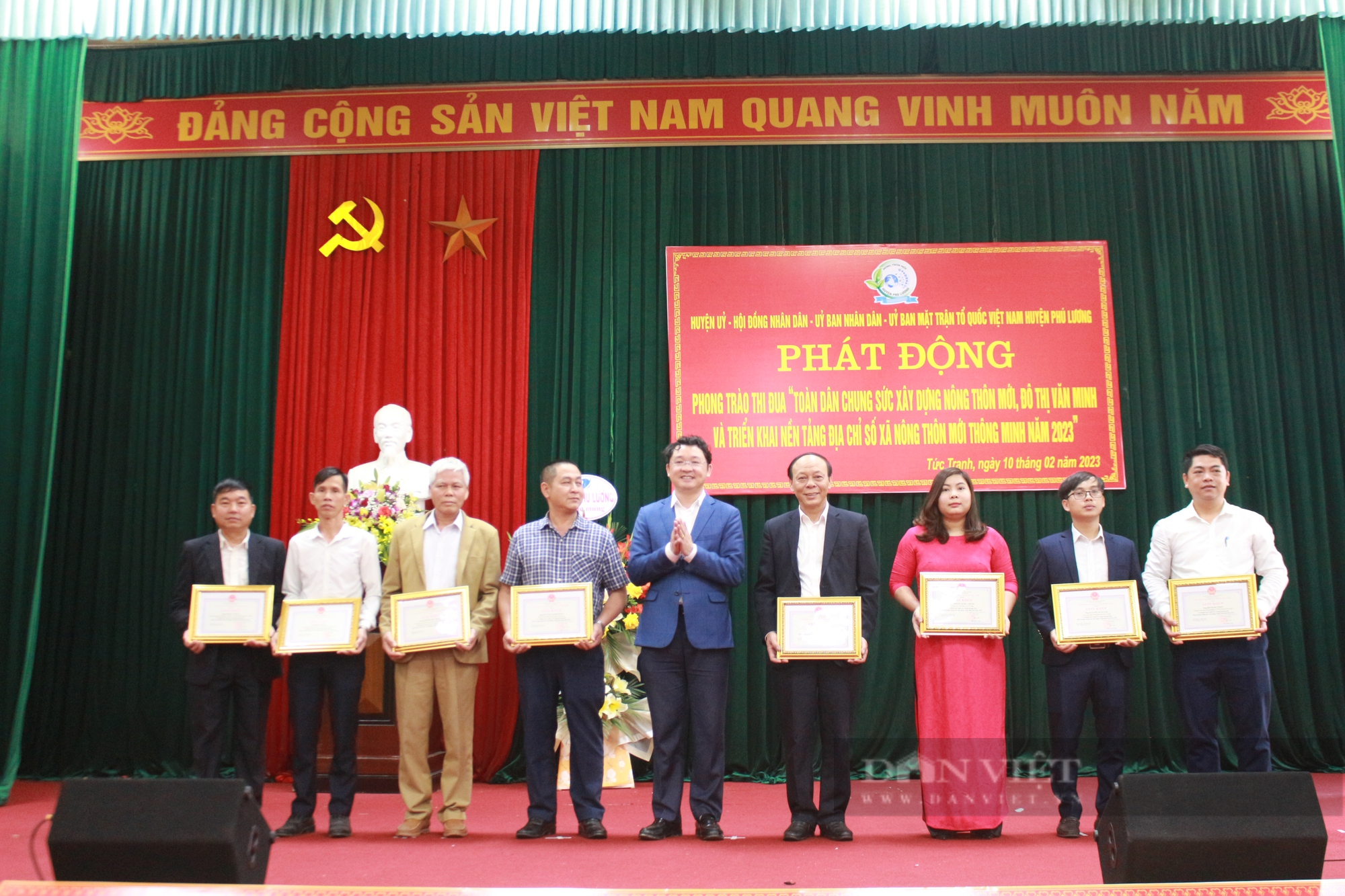 Thái Nguyên: Huyện Phú Lương phát động thi đua “Toàn dân chung sức xây dựng nông thôn mới, đô thị văn minh” năm 2023 - Ảnh 1.