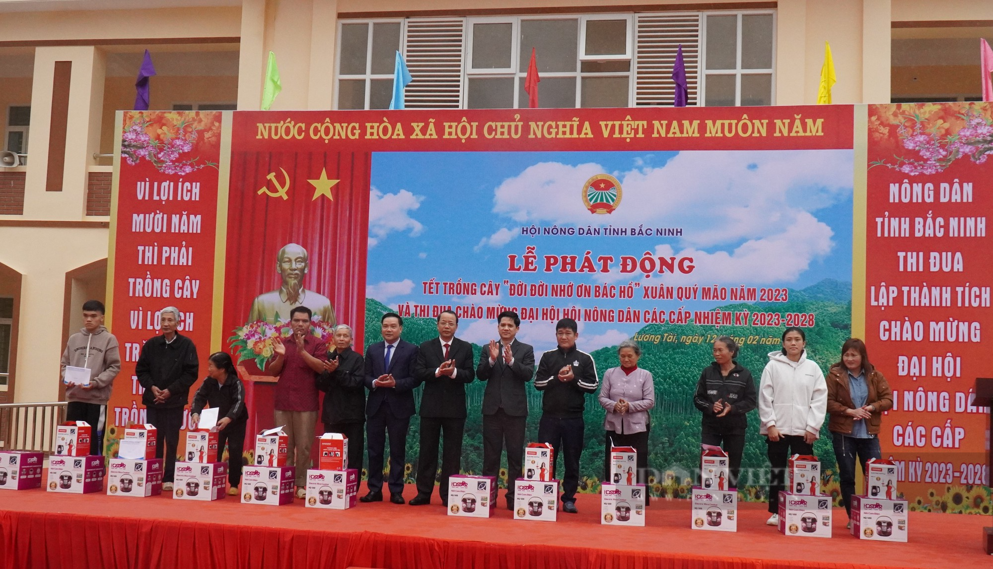 Hội Nông dân tỉnh Bắc Ninh phát động Tết trồng cây, phấn đấu năm 2023 trồng mới 68.000 cây xanh - Ảnh 5.