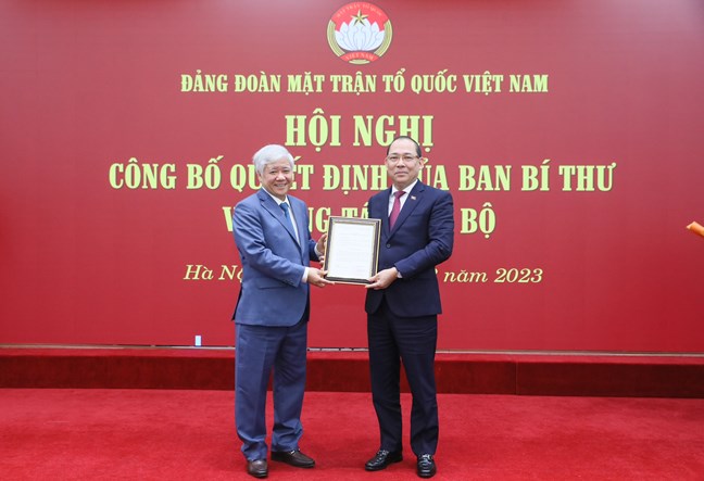 Công bố quyết định của Ban Bí thư điều động Phó Bí thư  Phú Thọ về công tác tại Trung ương - Ảnh 1.