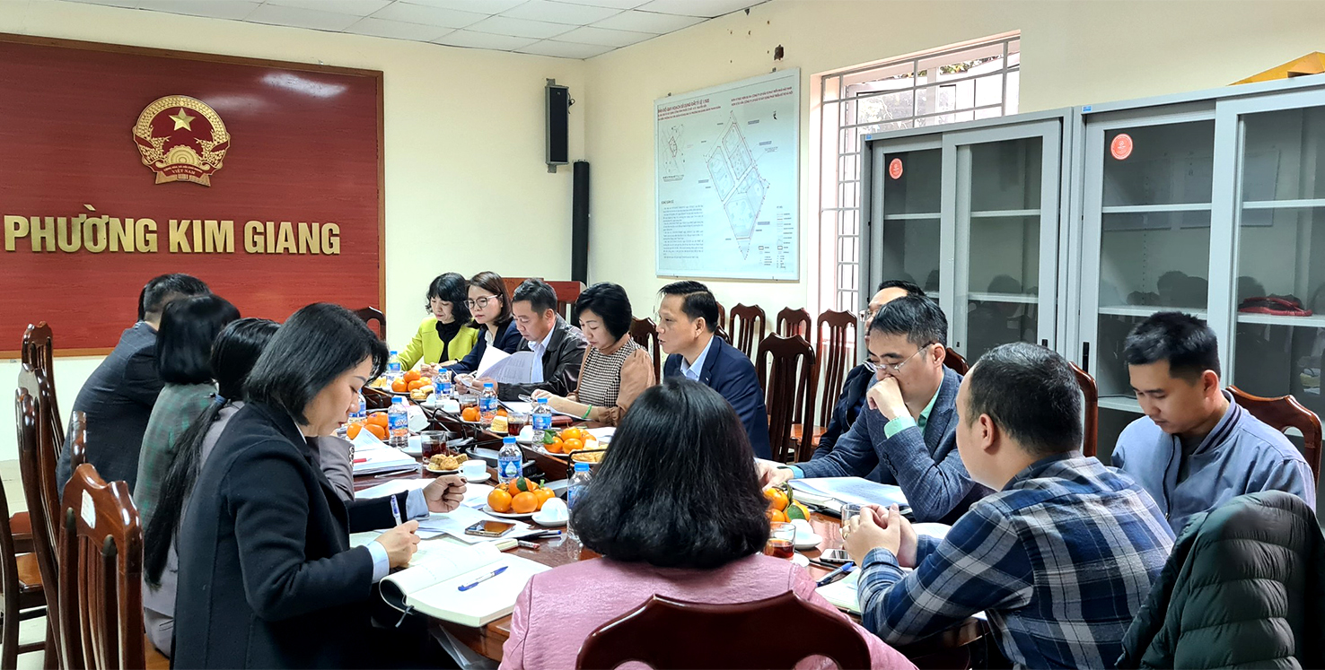 Phường Kim Giang đạt 50/52 nội dung tiêu chí phường đạt chuẩn đô thị văn minh - Ảnh 1.