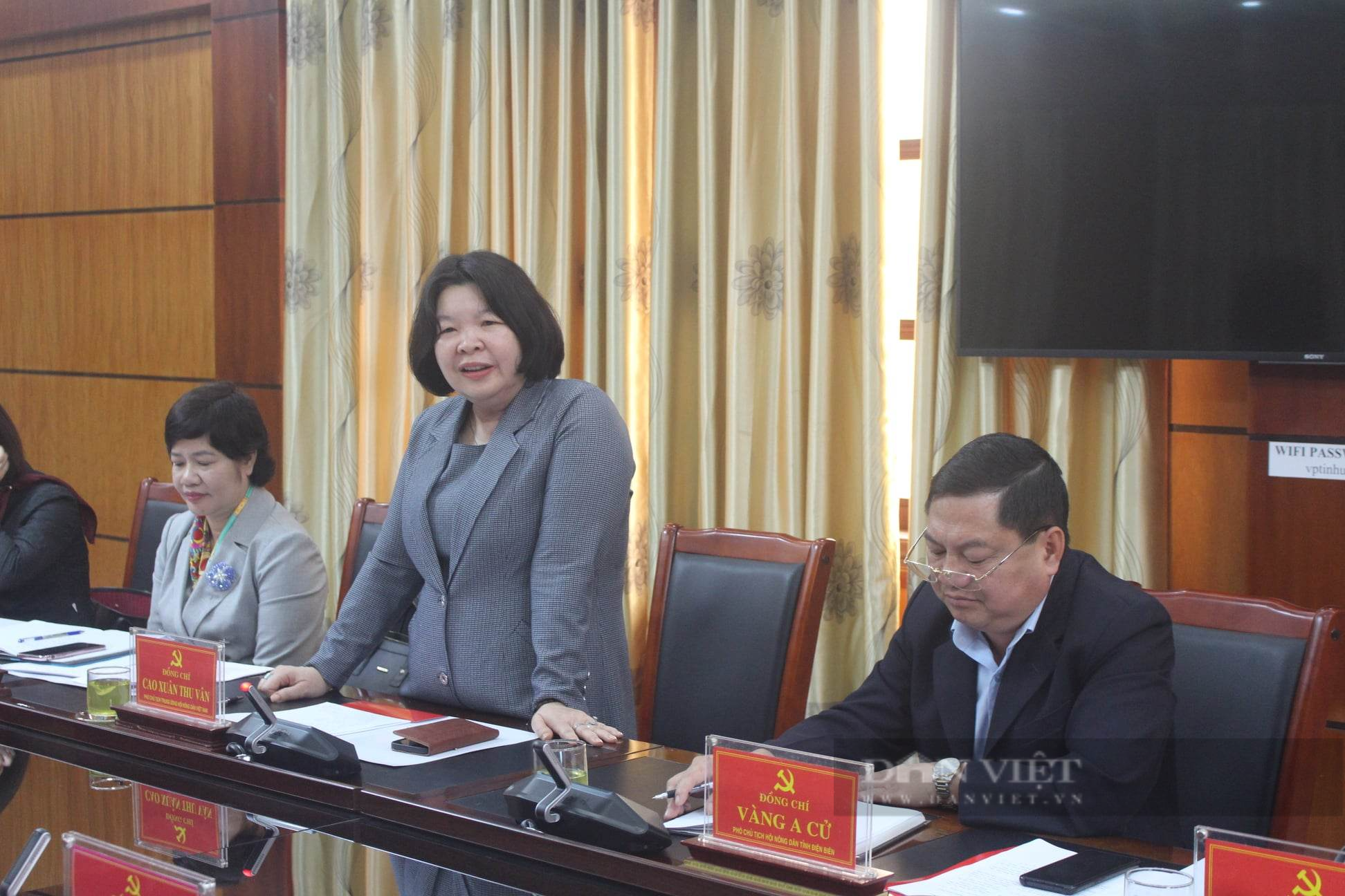 Phó Chủ tịch BCH TƯ Hội NDVN Cao Xuân Thu Vân thăm, làm việc tại tỉnh Điện Biên - Ảnh 1.