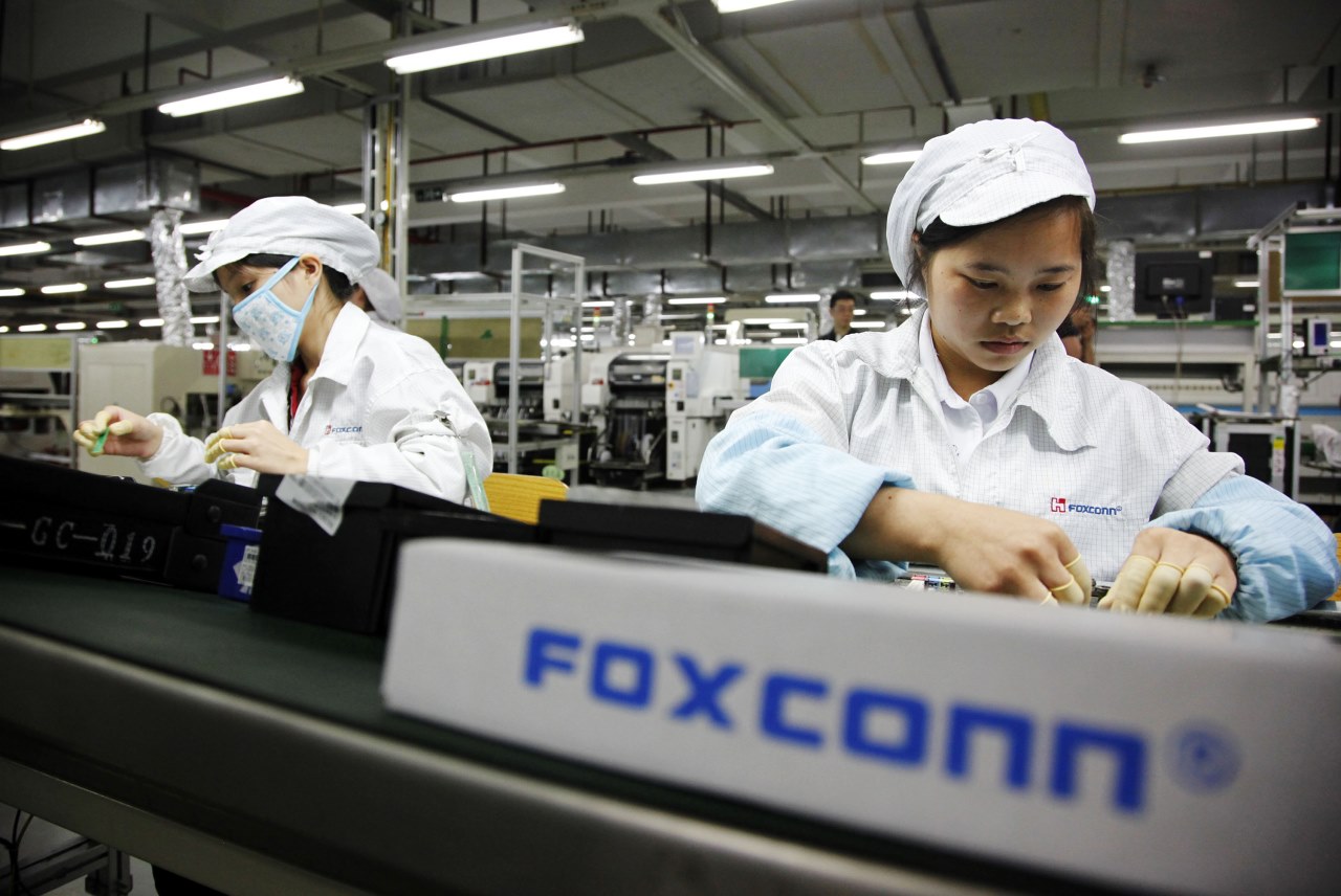 Foxconn tiếp tục mở rộng quy mô tại Việt Nam với hợp đồng thuê mới. Ảnh: @AFP.