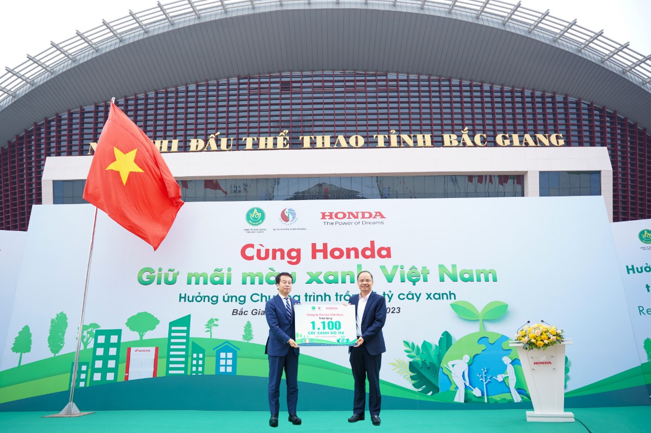 Ngày hội trồng cây - Cùng Honda giữ mãi màu xanh Việt Nam: 1.100 cây xanh được trồng tại Bắc Giang - Ảnh 2.