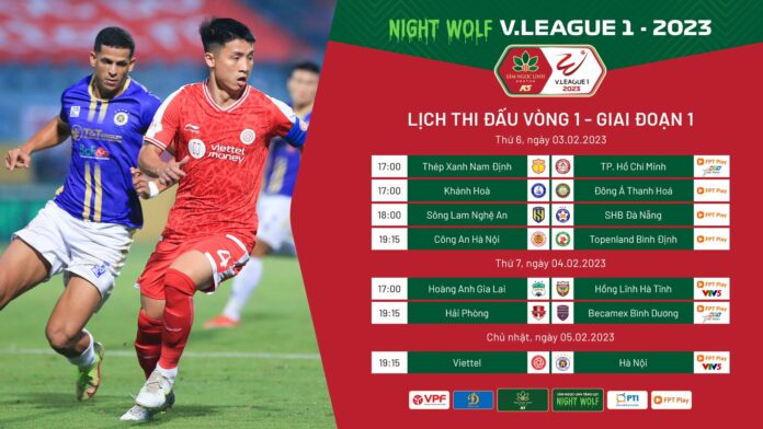 Lịch phát sóng trực tiếp vòng 1 V.League 2023: Háo hức chờ hiện tượng Nam Định - Ảnh 1.