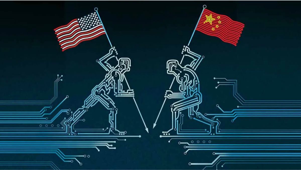 Các nhà khoa học hàng đầu Trung Quốc vạch ra các kế hoạch ngăn chặn việc hạn chế chip của Mỹ. Ảnh: @AFP.