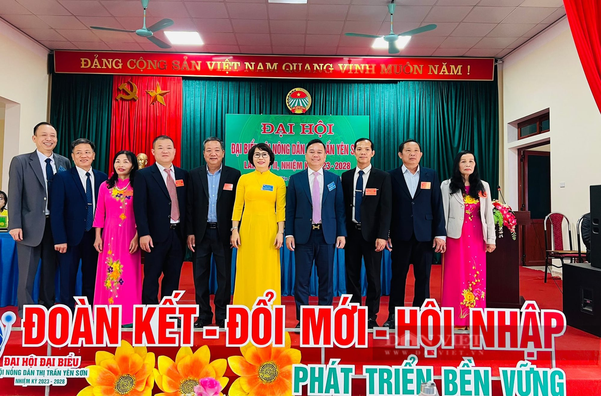 Tuyên Quang: Đại hội điểm Hội Nông dân thị trấn Yên Sơn thực hiện đại biểu không chúc mừng hoa, ủng hộ Quỹ “Mái ấm Nông dân” - Ảnh 1.