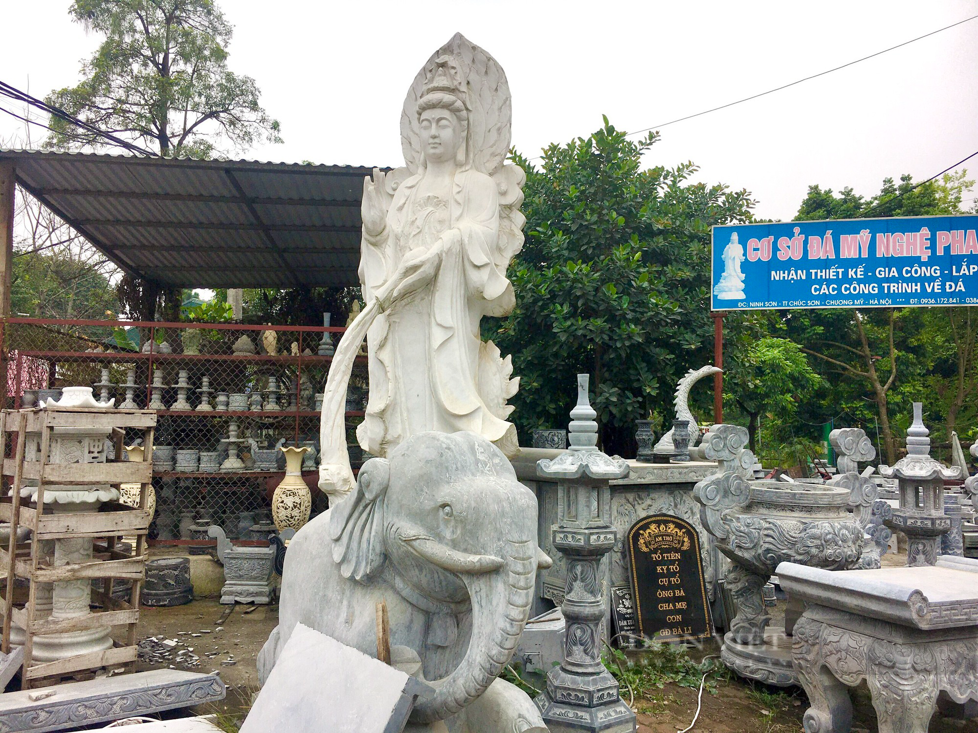 Ngôi làng ven đô Hà Nội sản sinh ra các tác phẩm đá mỹ nghệ &quot;cực chất&quot; - Ảnh 8.