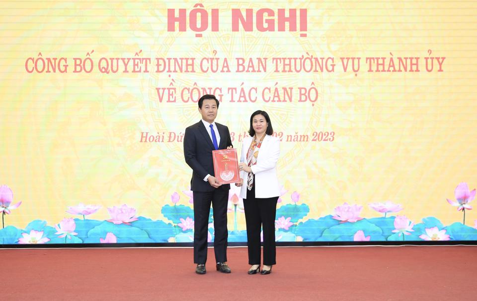 Bí thư huyện Hoài Đức làm Giám đốc Sở NN&PT NT Hà Nội - Ảnh 1.