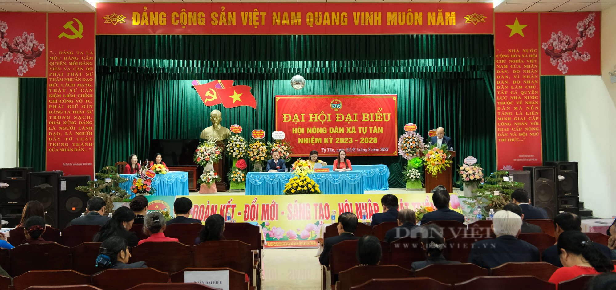 Phó Chủ tịch Hội Nông dân Việt Nam Bùi Thị Thơm dự Đại hội Hội ND xã Tự Tân của Thái Bình - Ảnh 1.