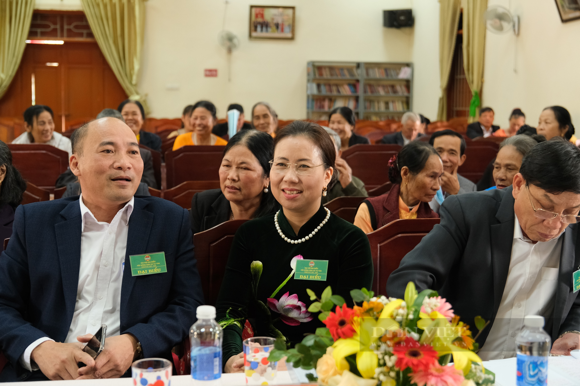 Phó Chủ tịch Hội Nông dân Việt Nam Bùi Thị Thơm dự Đại hội Hội ND xã Tự Tân của Thái Bình - Ảnh 2.