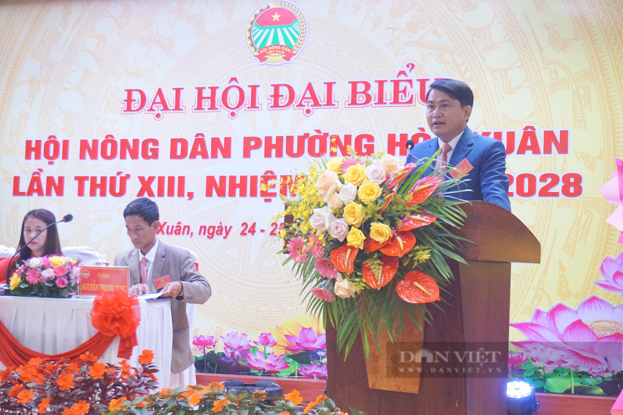Đà Nẵng: Hội Nông dân phường Hoà Xuân tổ chức Đại hội Đại biểu lần thứ XIII, nhiệm kỳ 2023-2028 - Ảnh 4.