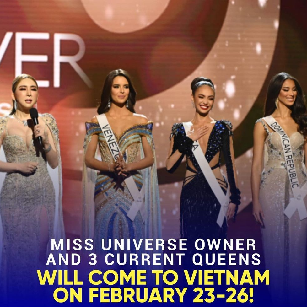 Top 3 Hoa hậu Hoàn vũ 2022 sẽ đến thăm Việt Nam - Ảnh 1.