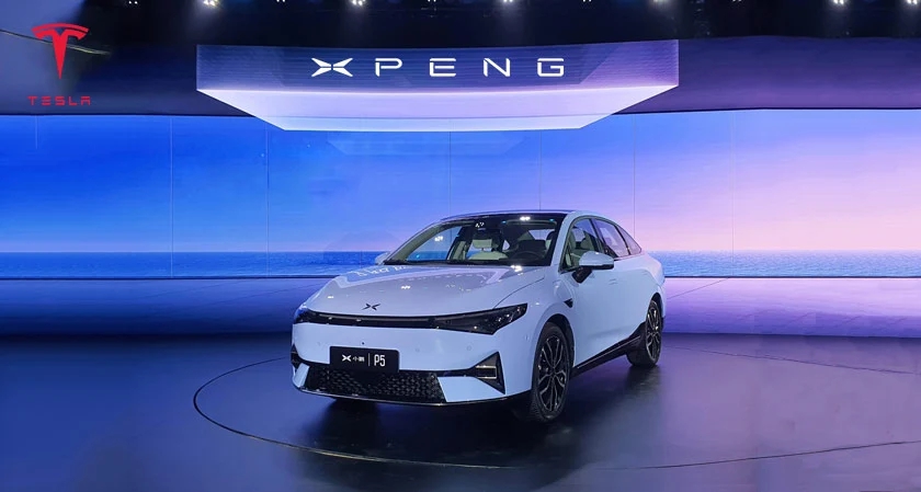 Xpeng sẽ phải đối mặt với sự cạnh tranh gay gắt ở châu Âu, không chỉ từ Tesla mà cả các nhà sản xuất ô tô Trung Quốc khác, và những gã khổng lồ ô tô châu Âu như Volkswagen- vốn là hãng đã đặt tương lai của mình vào xe điện. Ảnh: @AFP.