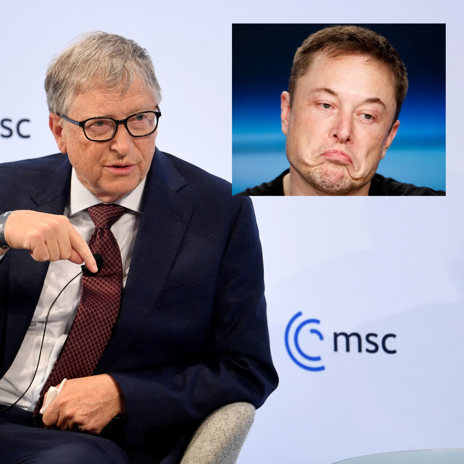 Bill Gates nói thêm rằng, ông nghĩ rằng cuối cùng thì Elon Musk cũng sẽ trở thành một nhà từ thiện &quot;bằng sự khéo léo của mình&quot;. Ảnh: @AFP.