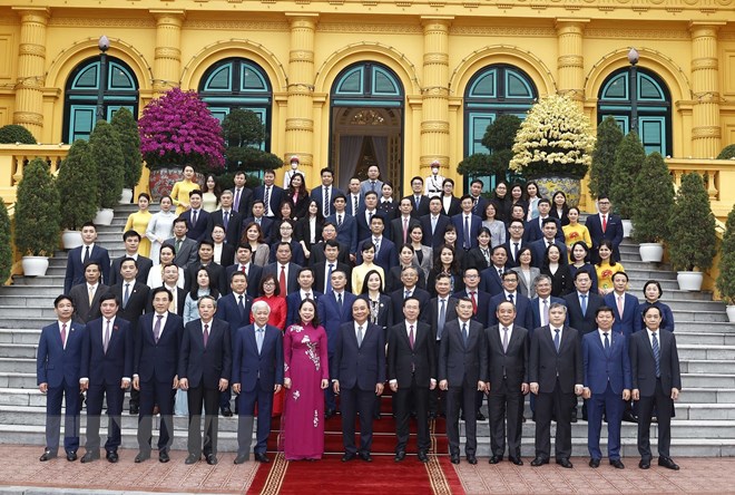 Hình ảnh tại Lễ bàn giao công tác của nguyên Chủ tịch nước Nguyễn Xuân Phúc - Ảnh 7.