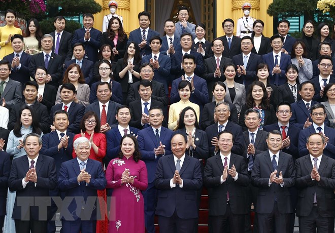 Hình ảnh tại Lễ bàn giao công tác của nguyên Chủ tịch nước Nguyễn Xuân Phúc - Ảnh 6.