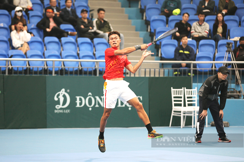 Lý Hoàng Nam giúp quần vợt Việt Nam nuôi hy vọng ở Davis Cup nhóm II - Ảnh 1.