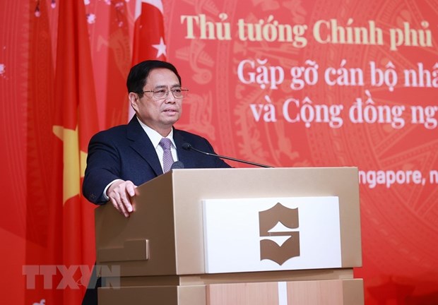 Thủ tướng Phạm Minh Chính tự hào về cộng đồng người Việt Nam tại Singapore - Ảnh 2.