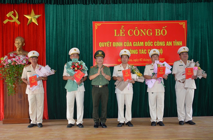 Quảng Nam: Công An thành phố Tam Kỳ có 2 tân Phó Trưởng Công an mới - Ảnh 1.