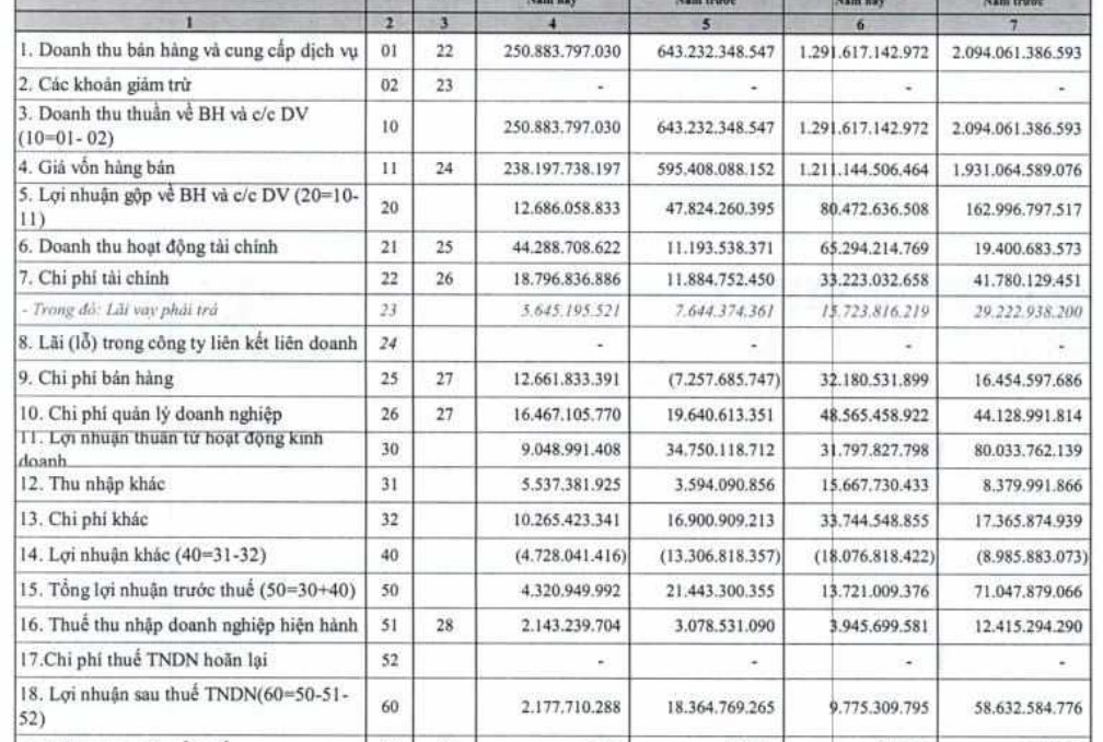 CTIN (ICT) báo lãi lao dốc gần 90% còn vỏn vẹn hơn 2 tỷ đồng, tài sản cũng&quot;bay&quot; 31% - Ảnh 1.