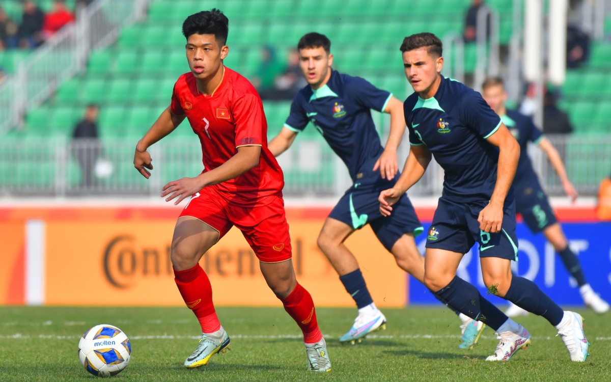 "U20 Việt Nam đã thể hiện sự tự tin cao độ trước Australia"