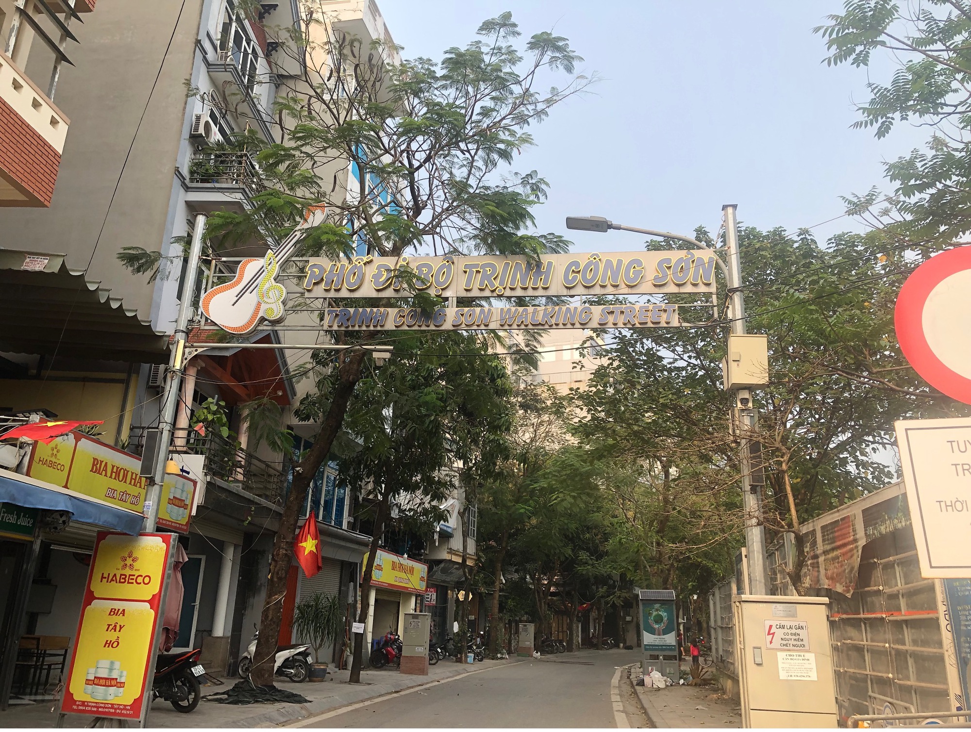 Hàng cây nhãn hơn 30 năm tuổi trên phố Trịnh Công Sơn được thay thế để tạo cảnh quan đô thị - Ảnh 2.